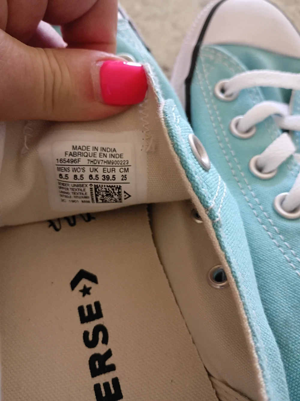 Converse Low-Top Sneakers in Perfect Aqua Blue Brand New Never Worn! 8.5 - Picture 4 of 6
